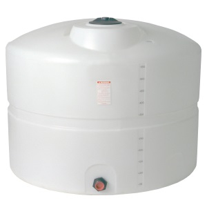 625 Gallon Vertical Plastic Storage Tank