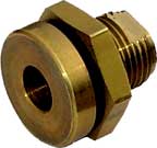 1/4" Brass Bulkhead Fitting (Includes Viton O-Ring)