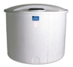 635 Gallon PE Cylindrical Open Top Tank w/bolt on top