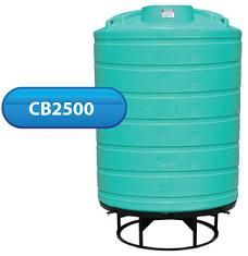 2500 Gallon 15 Deg Cone Bottom Tank (Includes Stand)