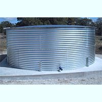 Contain Water Systems 24555 Gallon Dome Roof Steel Rainwater Tank