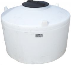 200 Gallon White Plastic Heavy Duty Vertical Tank