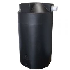 125 Gallon Poly-Mart Rain Harvesting Tank Black