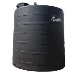8000 Gallon Black Plastic Water Tank