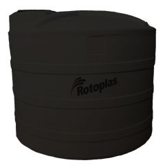 3500 Gallon Black Plastic Water Tank