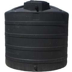 2500 Gallon Water Tank Black