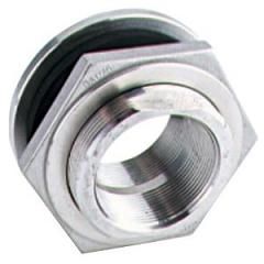 3'' Stainless Steel Double Threaded Bulkhead Fitting
