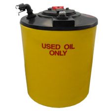 200 Gallon Double Wall Waste Oil Tank w/ Oil Level Gauge