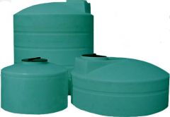 900 Gallon Green Plastic Water Storage Tank