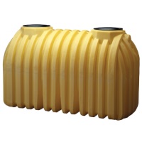 1000 Gallon Plastic Septic Tank - 2 Compartment